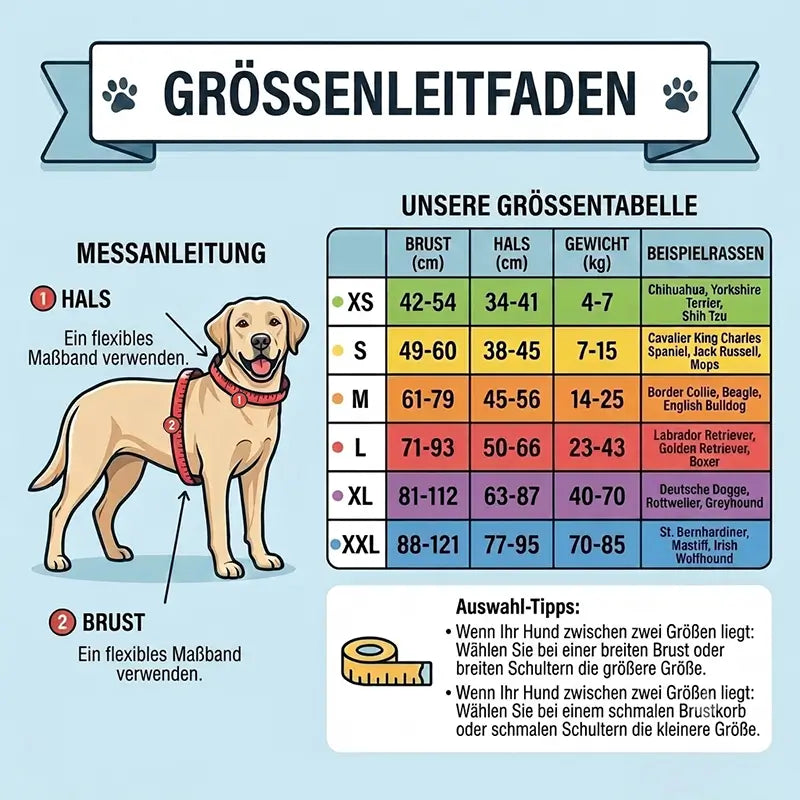 Personalisiertes Anti-Zug Hundegeschirr