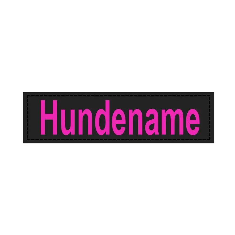 Personalisiertes Klettpatch für Hundegeschirre